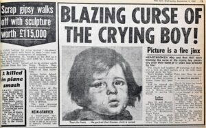 The Sun Article featuring The Crying Boy published on September 4th 1985.