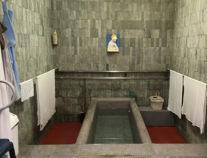 Bath at Lourdes Grotto