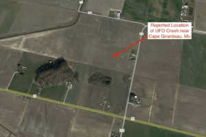 Alleged site of the Cape Girardeau crash