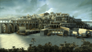 Artist rendering of the Lost City of Atlantis
