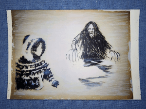 Image of the Qalupalik. Original artwork by J.A. Hernandez