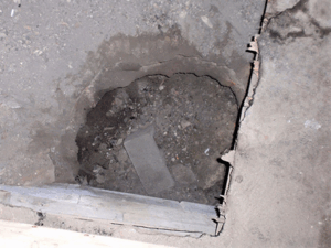 The alleged portal to Hell in Bobby Mackey’s Music World