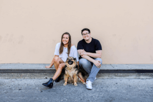 Christine Schiefer (left) and Em Schulz (right) of “And That’s Why We Drink”.