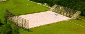 The Big Ear Radio Telescope.