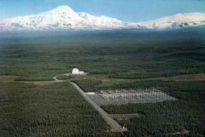 Aerial view of the HAARP facility