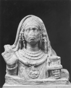 Bust of Atargatis from the 3rd century CE.