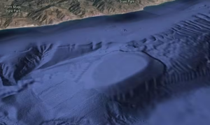Google Earth image of Sycamore Knoll off of Malibu
