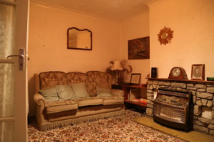 Living room at 30 East Drive