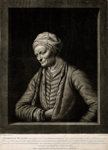 Portrait of Jedediah Buxton who was born in 1707 England and was believed to be one of the first with Savant Syndrome.