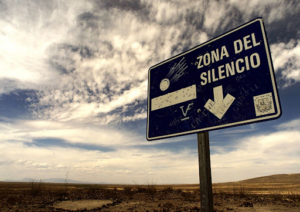 Sign in the Zone of Silence.