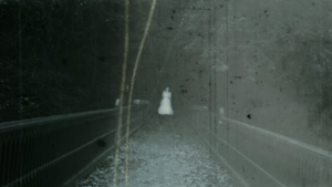 Artistic rendering of the White Lady on a Bridge