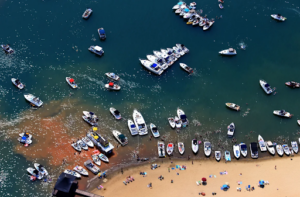 Boats on the shores of Lake Lanier