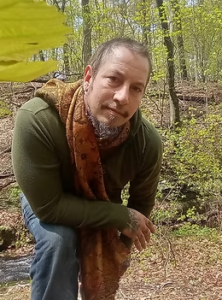 Ghost hunter and psychic, Nicholas Grossmann, who’s said to have encounters with the White Lady.