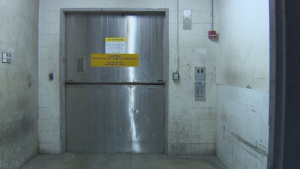 Elevator in the Denver Airport supposedly leading to the underground tunnels.