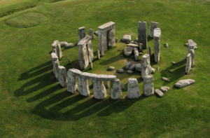 Aerial view of Stonehenge