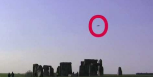 UFO captured over Stonehenge