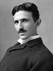 Portrait of Nikola Tesla in 1890 at 34 years old. Courtesy of Wikipedia.org via https://en.wikipedia.org/wiki/Nikola_Tesla