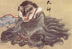Depiction of Inugami from the Hyakkai Zukan by Sawaki Suushi. Courtesy of Wikipedia