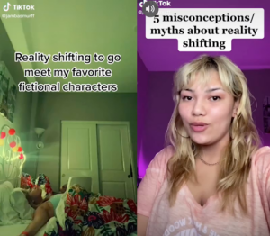 TikToker @jambasmurff shows users how to shift. Courtesy of Tik Tok and Bustle.com***