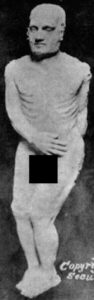 The Cardiff Giant on display in 1869. Courtesy of Wikipedia***