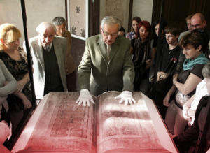3) Image of the Codex Gigas for scale courtesy of PraguePost.com