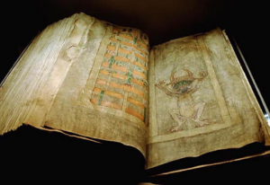1) The image of the Devil in the Codex Gigas, courtesy of Wikipedia and Kungl. Biblioteket